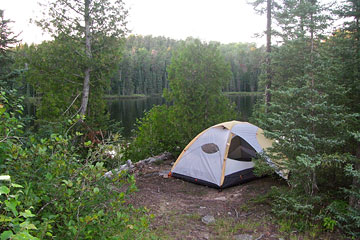 Fauquier Lake campsite 1