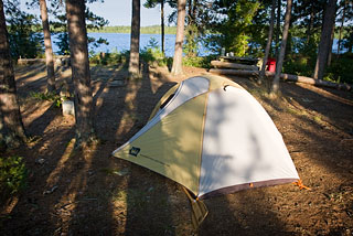 Birch Lake campsite