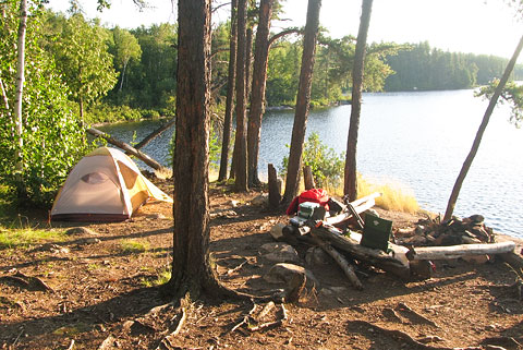 Wet Lake campsite