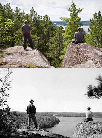 Gardners Mountain then and now