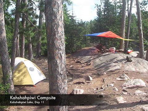 Video:Kahshahpiwi Campsite
