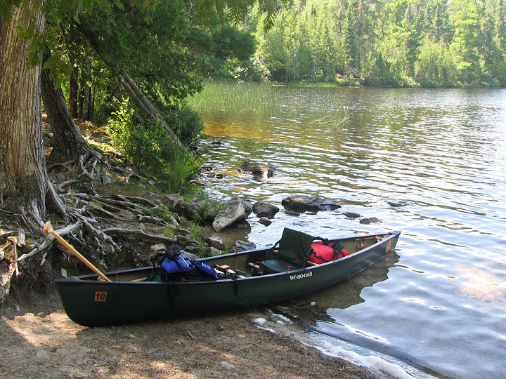 Sunday Lake portage landing