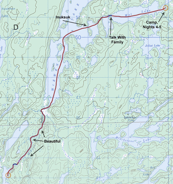 Route Map Day 5