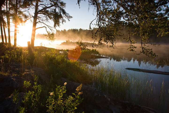 Blazing sunrise