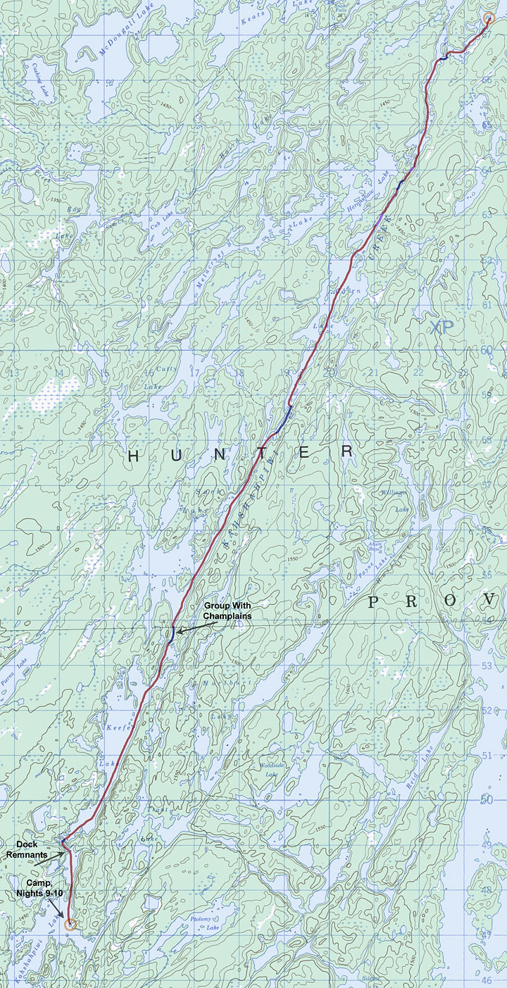Route Map Day 10