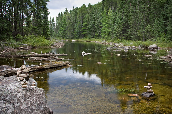 Entrance to Trant Lake