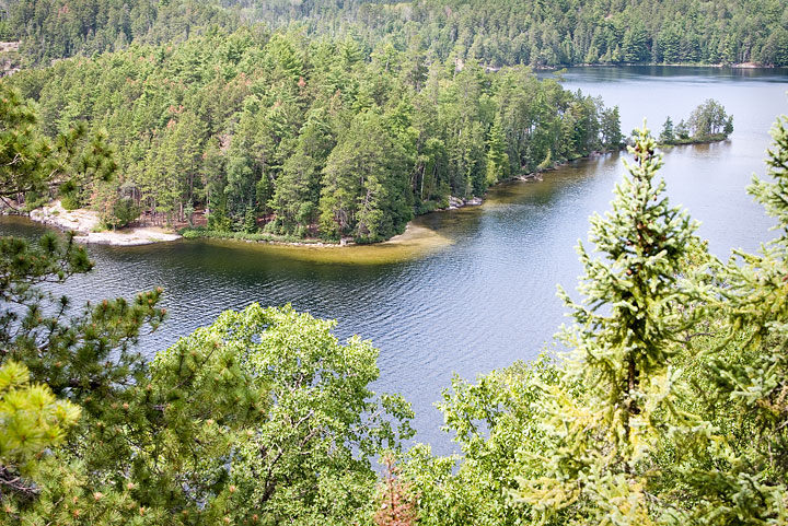 Campsite island view