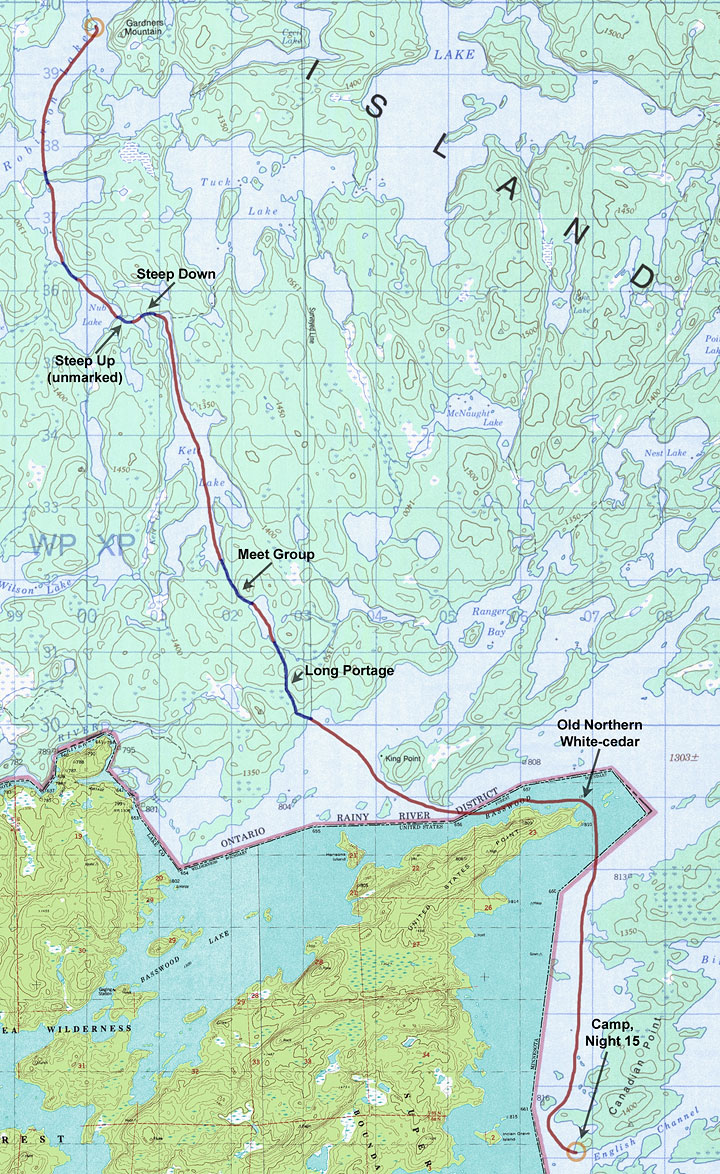 Route Map Day 16