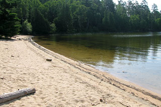 Bayley Bay portage landing