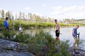 Family at Wet Lake