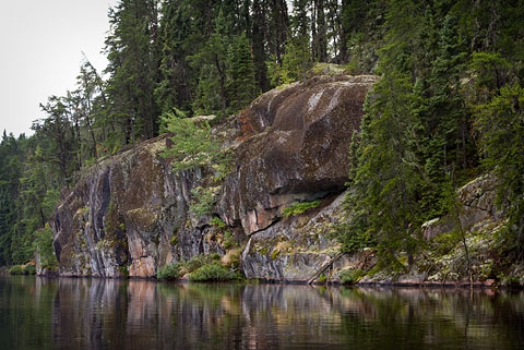 Pictograph cliff