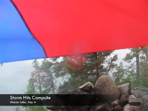 Video:Storm Hits Campsite
